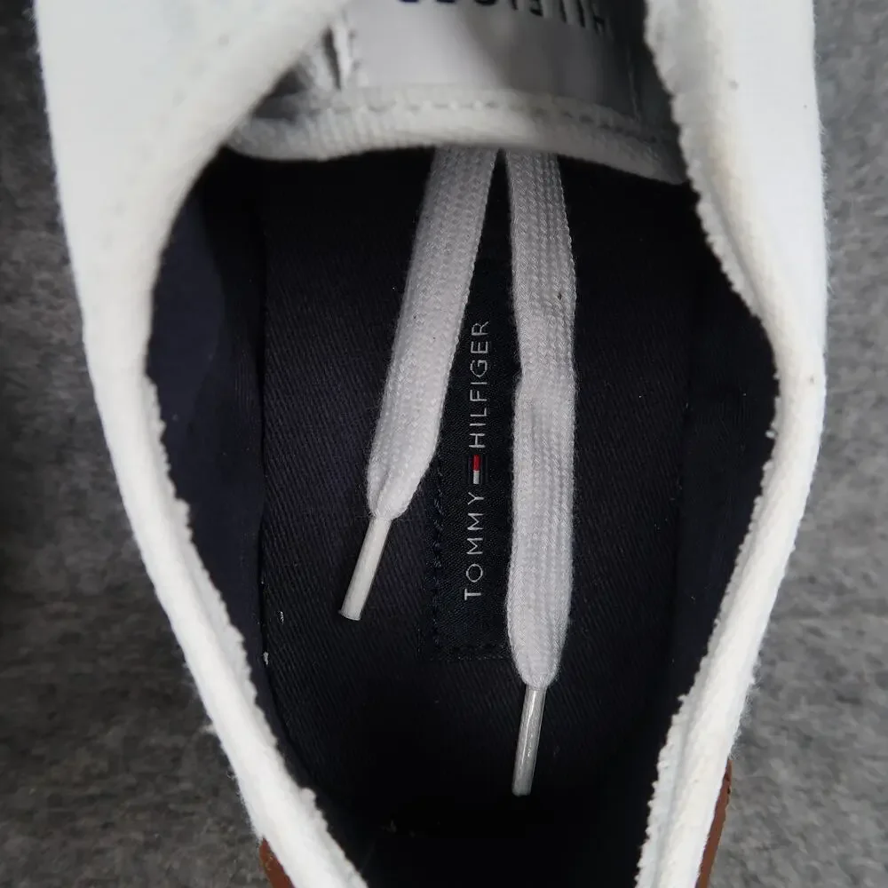 Tommy Hilfiger Shoes Mens 11 Pandora Sneaker Lifestyle Logo White Casual Lace Up